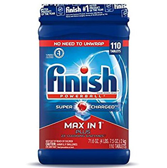 Viên Rửa Bát Finish Max in 1 Plus hộp nhựa 110 viên